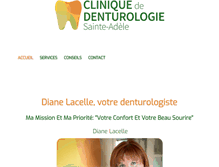 Tablet Screenshot of cliniquedenturo.com